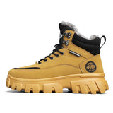 Men's winter suede high top Martin boots men's workwear shoes trendy and versatile thick sole - V.I.P Digital Presence