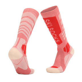 Merino wool skiing socks women's high tube hiking socks anti slip and warm outdoor sports socks - V.I.P Digital Presence