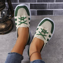 Mesh Contrast Flat Slip-Ons - V.I.P Digital Presence