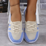 Mesh Contrast Flat Slip-Ons - V.I.P Digital Presence
