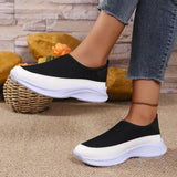 Mesh Contrast Flat Slip-Ons - V.I.P Digital Presence