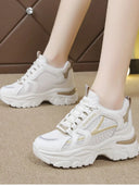 Mesh Lace Up Platform Sneakers - V.I.P Digital Presence