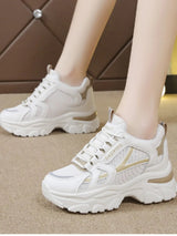 Mesh Lace Up Platform Sneakers - V.I.P Digital Presence