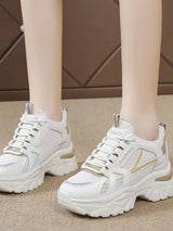 Mesh Lace Up Platform Sneakers - V.I.P Digital Presence