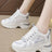 Mesh Lace Up Platform Sneakers - V.I.P Digital Presence
