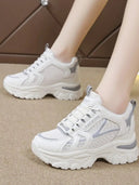 Mesh Lace Up Platform Sneakers - V.I.P Digital Presence