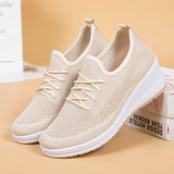 Mesh shoes women's inner height shoes breathable mesh surface slip resistant soft sole comfortable casual shoes - V.I.P Digital Presence