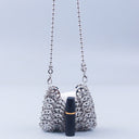 Metal sequins large capacity mobile phone crossbody chain bag diy handmade bag women fashion trend bag - V.I.P Digital Presence