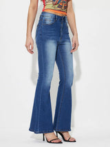 Mid-Rise Waist Bootcut Jeans - V.I.P Digital Presence