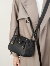 Mini genuine leather shoulder crossbody bag pillow bag versatile lindy small bag doctor bag trendy - V.I.P Digital Presence