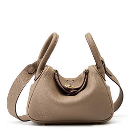 Mini genuine leather shoulder crossbody bag pillow bag versatile lindy small bag doctor bag trendy - V.I.P Digital Presence