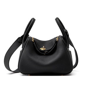 Mini genuine leather shoulder crossbody bag pillow bag versatile lindy small bag doctor bag trendy - V.I.P Digital Presence