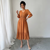 Minimalist and fashionable lace patchwork skirt dress - V.I.P Digital Presence