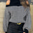 Mock Neck Cold Shoulder Sweater - V.I.P Digital Presence