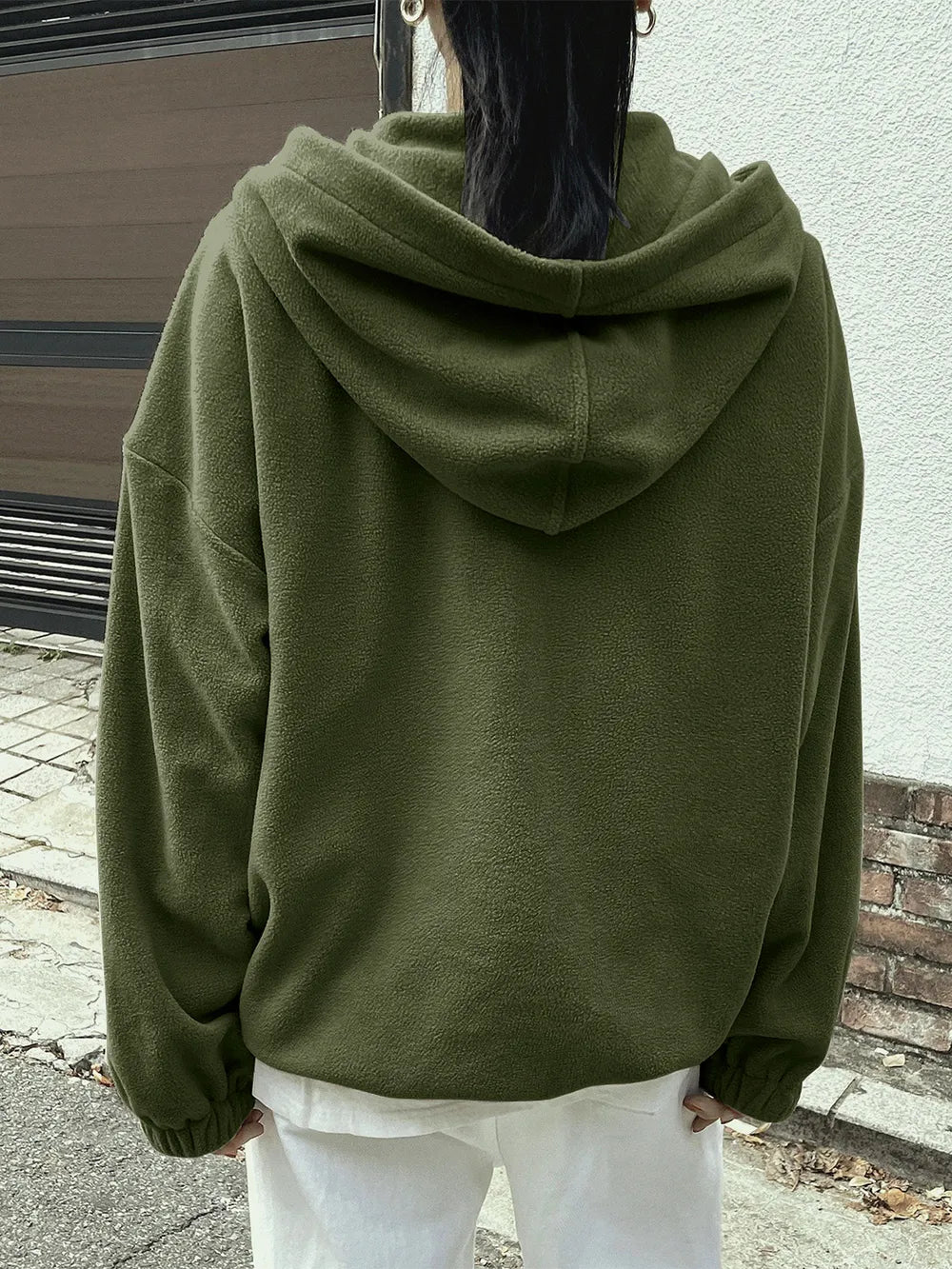 Mountain Quarter Zip Long Sleeve Hoodie - V.I.P Digital Presence