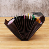 Multi functional card holder for men's and women's accordion bank card holder - V.I.P Digital Presence