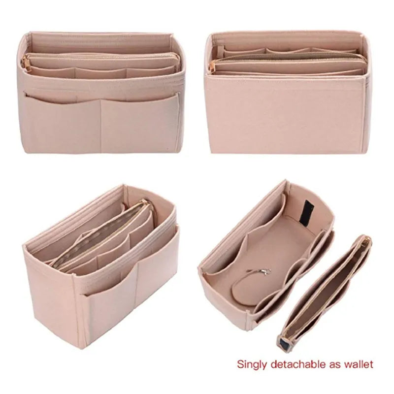 Multi pocket women's makeup bag toiletries makeup storage bag - V.I.P Digital Presence