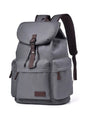 Multi Pockets Adjustable Strap Canvas Backpack Bag - V.I.P Digital Presence