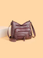 Multi Pockets PU Leather Shoulder Bag - V.I.P Digital Presence
