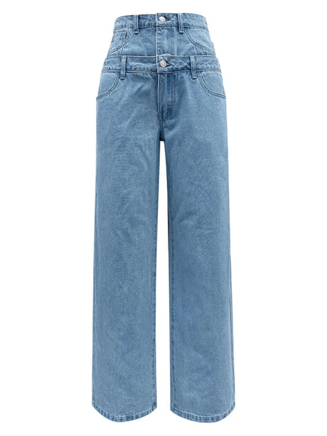 New autumn and winter double waisted wide leg straight leg pants - V.I.P Digital Presence
