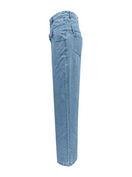 New autumn and winter double waisted wide leg straight leg pants - V.I.P Digital Presence