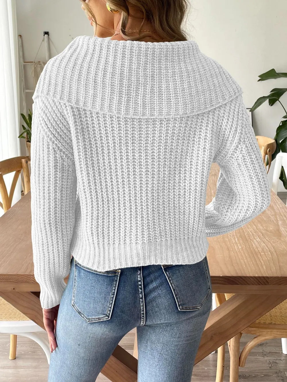 New autumn and winter large collar pullover sweater - V.I.P Digital Presence