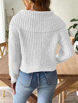 New autumn and winter large collar pullover sweater - V.I.P Digital Presence