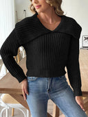 New autumn and winter large collar pullover sweater - V.I.P Digital Presence