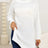 New autumn and winter thick sweater high neck simple slit dress - V.I.P Digital Presence