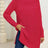 New autumn and winter thick sweater high neck simple slit dress - V.I.P Digital Presence