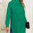 New autumn and winter thick sweater high neck simple slit dress - V.I.P Digital Presence