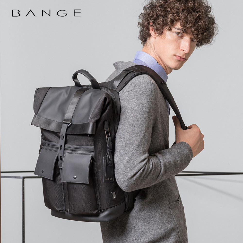 New BANGE Backpack Men's Casual Business Backpack Travel Large Capacity Backpack Student Schoolbag Backpack - V.I.P Digital Presence