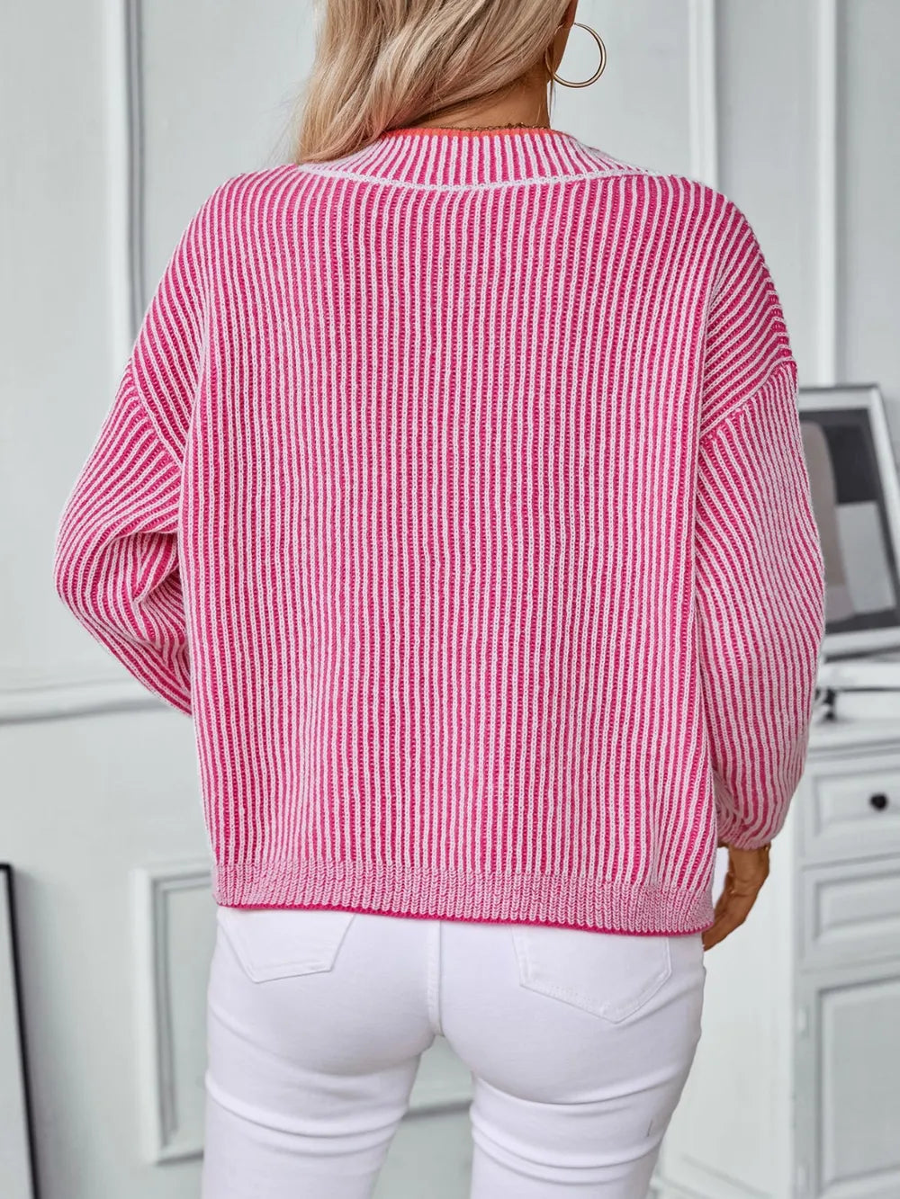 New casual pullover loose knit sweater - V.I.P Digital Presence