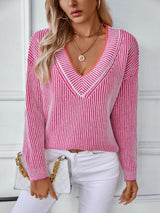 New casual pullover loose knit sweater - V.I.P Digital Presence