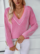 New casual pullover loose knit sweater - V.I.P Digital Presence