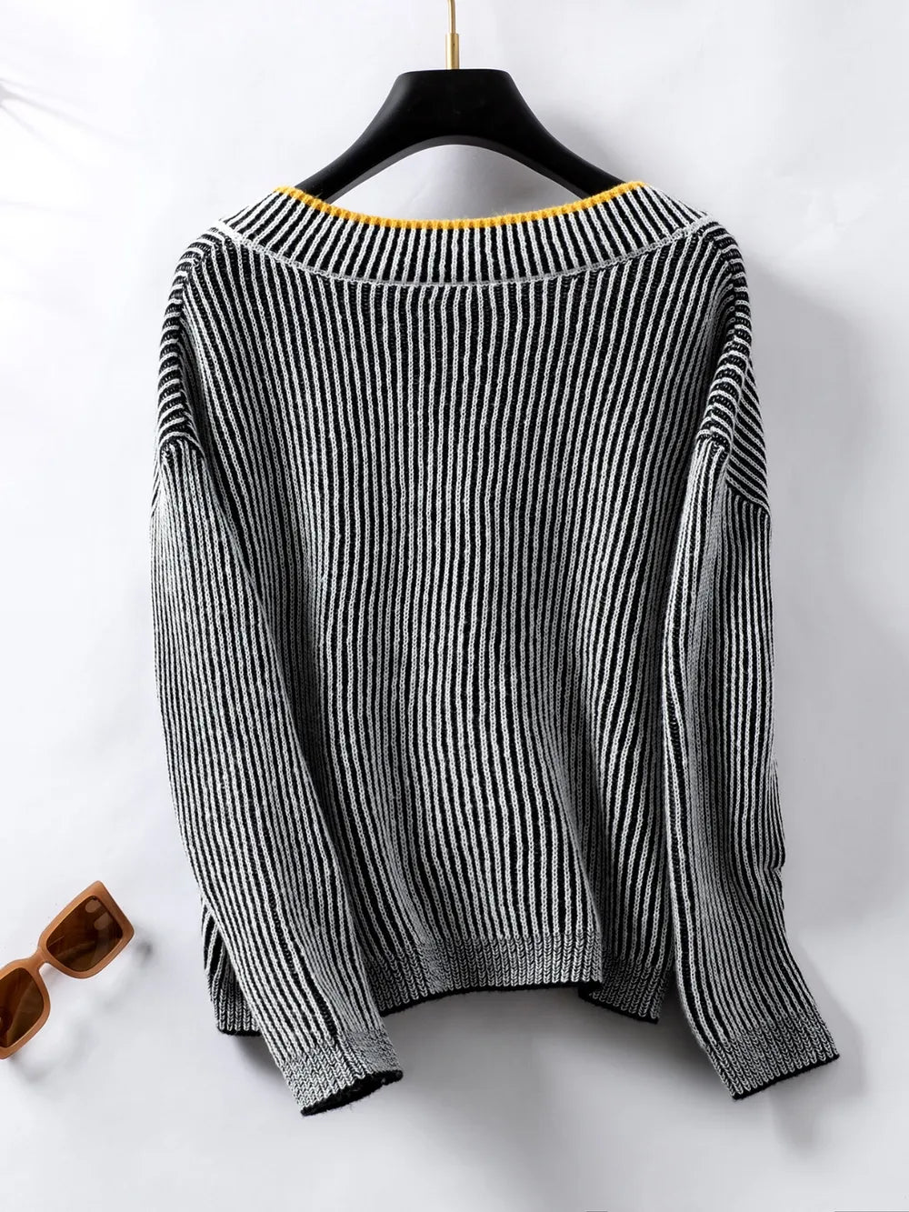 New casual pullover loose knit sweater - V.I.P Digital Presence