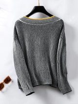 New casual pullover loose knit sweater - V.I.P Digital Presence