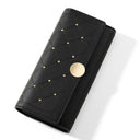NEW Designer Rivet Button Trifold Long Wallet Women Big Capacity Female Wallets Thread Female Ladies Purse Phone Pocket Clutches - V.I.P Digital Presence