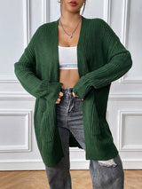 New dual pocket minimalist casual sweater cardigan - V.I.P Digital Presence