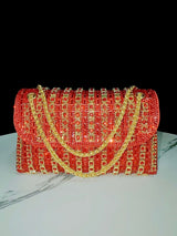 New Evening Dress, socialite, rhinestone handbag, diamond studded chain cheongsam bag, crossbody, banquet bag, women's handbag - V.I.P Digital Presence