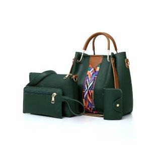 New Fashion Four Piece Set Mother Bag Handheld One Shoulder Crossbody Bag Water Bucket Bag - V.I.P Digital Presence