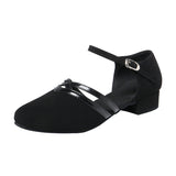 New Latin dance shoes for women with soft soles low heels and indoor fur soles - V.I.P Digital Presence