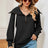 New long sleeved zipper lapel shawl pullover hoodie for women - V.I.P Digital Presence