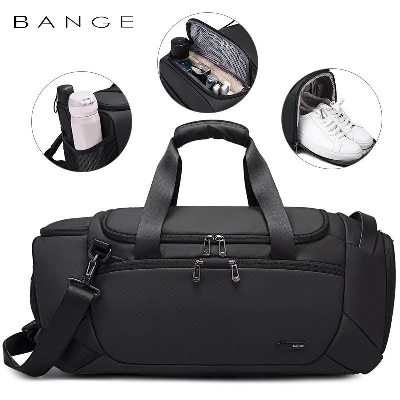 New Men's Travel Leisure Fitness Bag Multi-Functional Outdoor Diagonal Bag Dry And Wet Separation Handbag - V.I.P Digital Presence