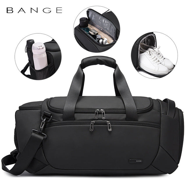 New Men's Travel Leisure Fitness Bag Multi-Functional Outdoor Diagonal Bag Dry And Wet Separation Handbag - V.I.P Digital Presence