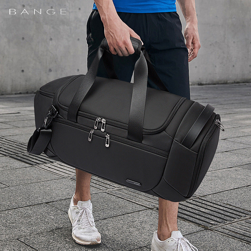 New Men's Travel Leisure Fitness Bag Multi-Functional Outdoor Diagonal Bag Dry And Wet Separation Handbag - V.I.P Digital Presence