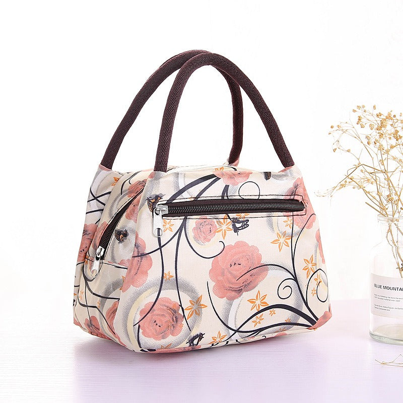 New Oxford Cloth Portable Bag Portable Folding Portable Lunch Box Bag Lunch Bag Thermal Insulation Bag Picnic Bag - V.I.P Digital Presence