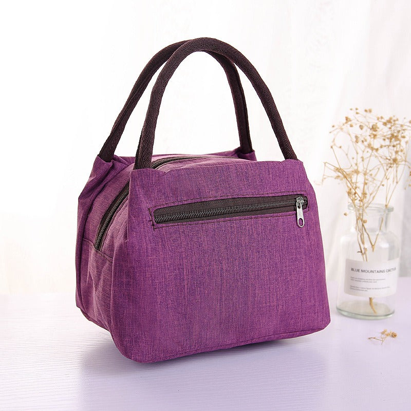 New Oxford Cloth Portable Bag Portable Folding Portable Lunch Box Bag Lunch Bag Thermal Insulation Bag Picnic Bag - V.I.P Digital Presence