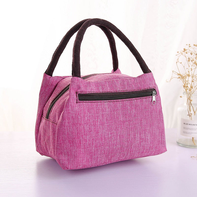 New Oxford Cloth Portable Bag Portable Folding Portable Lunch Box Bag Lunch Bag Thermal Insulation Bag Picnic Bag - V.I.P Digital Presence