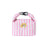 New Pink Striped Strawberry Cat Insulated Cute Lunch Handbag  Large Capacity Folding Roll Bento Bag Picnic Food Fresh Cooler Bag - V.I.P Digital Presence